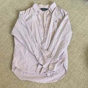 COPY - Polo Ralph Lauren Men's Large Shirt L/S Classic fit Cotton Plaid Button …